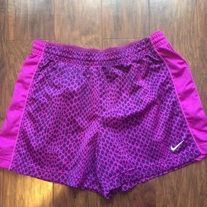 Patterned athletic shorts